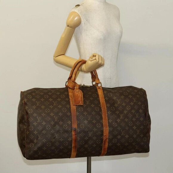 LOUIS VUITTON Monogram Keepall 60 Boston Bag - Picture 1 of 16